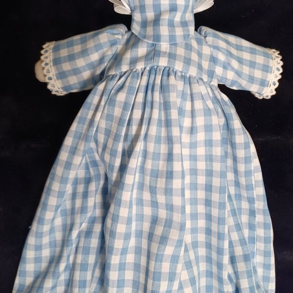 Simple baby doll , Handmade white cloth with eyes and  mouth - Picture 4 of 6